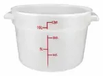 Winco , PPRC-12W, Round Food Storage Containers