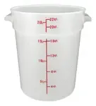 Winco PPRC-22W, Round Food Storage Containers