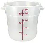 Winco PTRC-18, Round Food Storage Containers