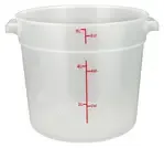 Winco , PTRC-6, Round Food Storage Containers