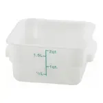 Winco , PTSC-2, Square Food Storage Containers