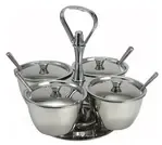 Winco RS-4, Relish Dish, Metal